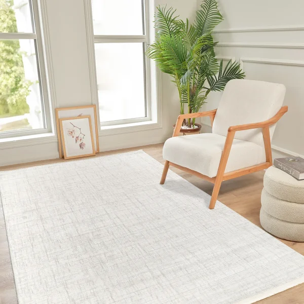 Kreasyon Bereket BE005 – Beige Modern Rug