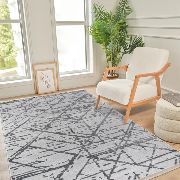 Kreasyon Bereket BE009 – Cream Modern Rug