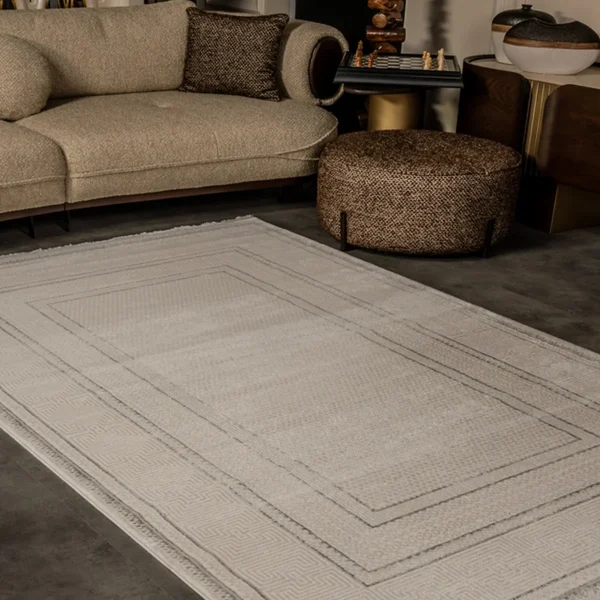 Kreasyon Cunda CN006 – Beige Modern Rug