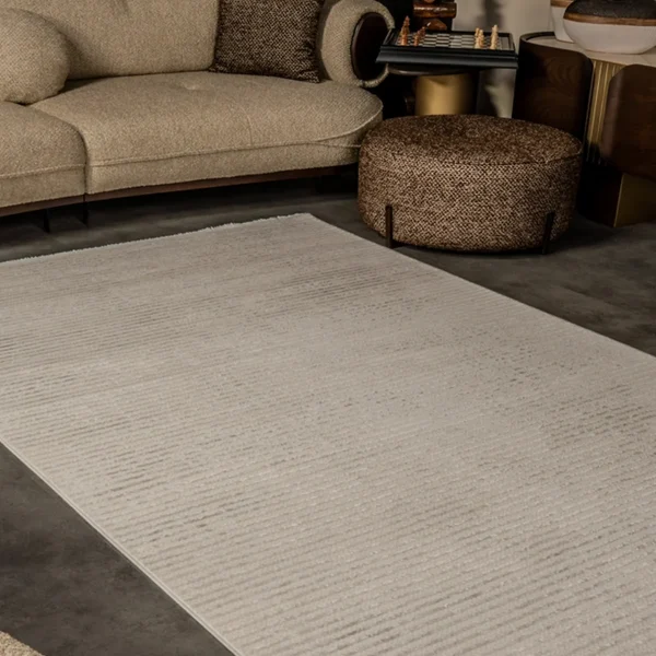Kreasyon Cunda CN008 – Beige Modern Rug