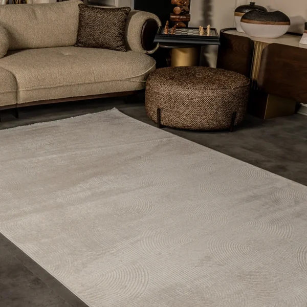 Kreasyon Cunda CN010 – Beige Modern Rug