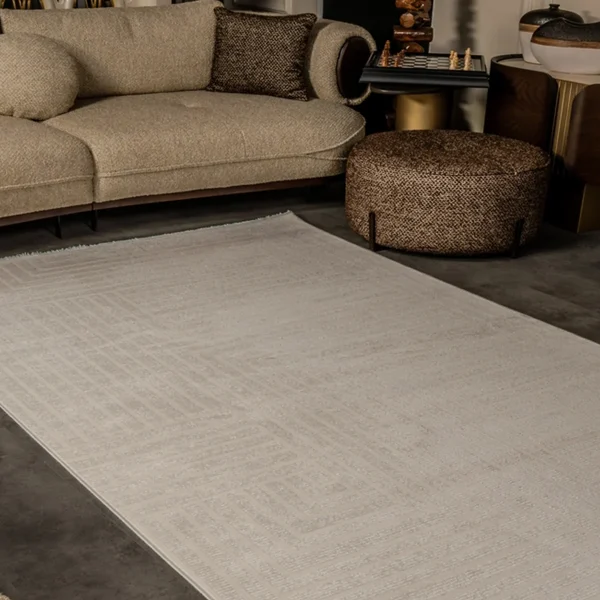 Kreasyon Cunda CN014 – Beige Modern Rug