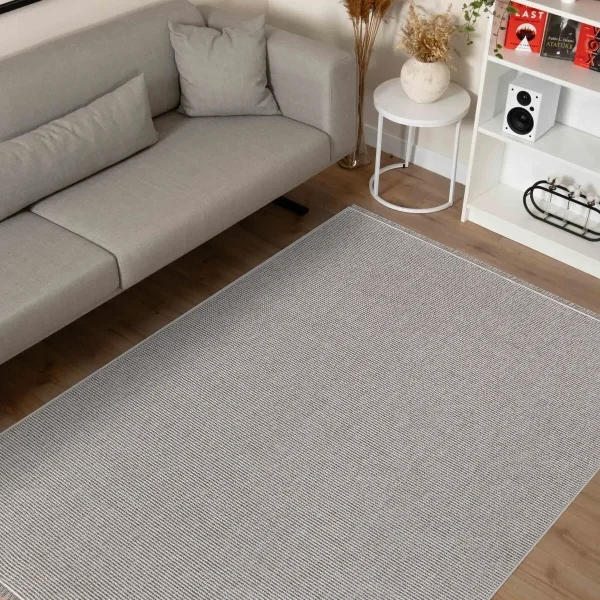 Kreasyon Ecoloop EC003 – Beige Modern Rug