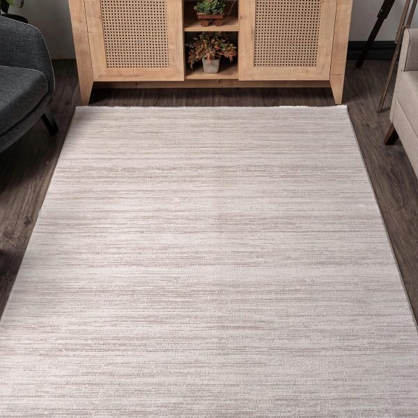 Kreasyon Elkenz EK006 – White Modern Rug