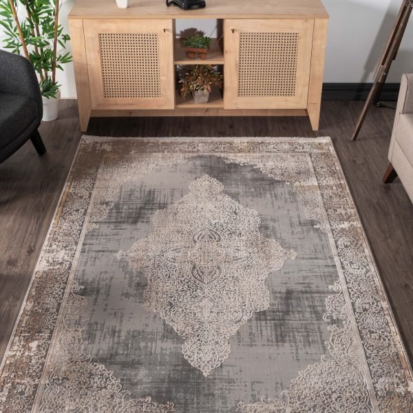 Kreasyon Gallery 1161 – Grey Modern Rug