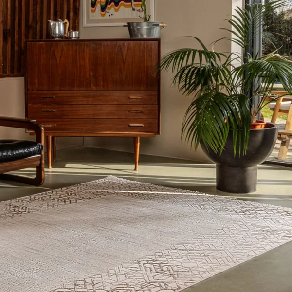 Kreasyon Gallery A0241 – Grey Modern Rug