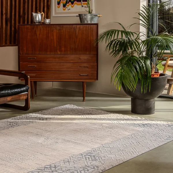 Kreasyon Gallery A0242 – Grey Modern Rug