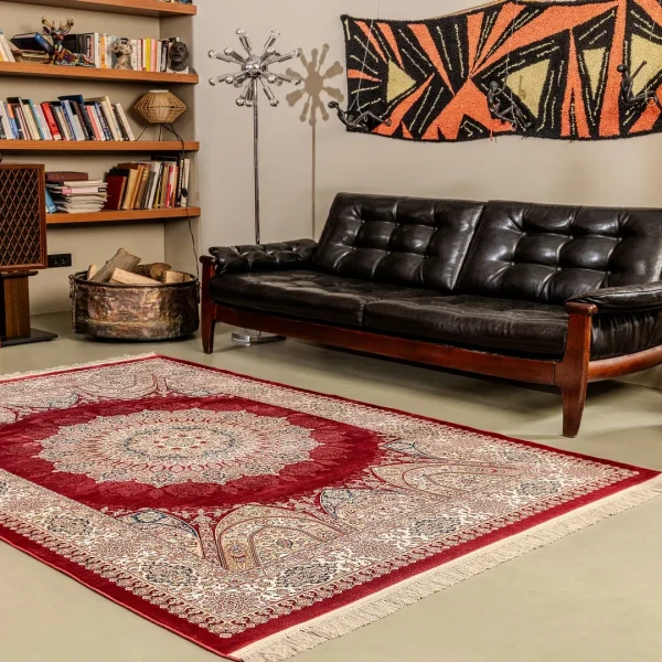 Kreasyon İPeksi–İS001-Beige Modern Rug