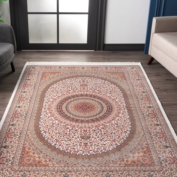 Kreasyon İPeksi–İS004-Beige Modern Rug