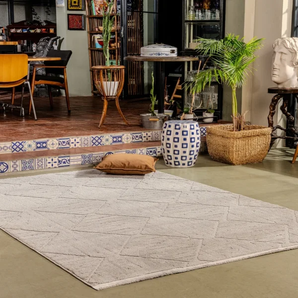 Kreasyon Jolly JL002 – Beige Modern Rug