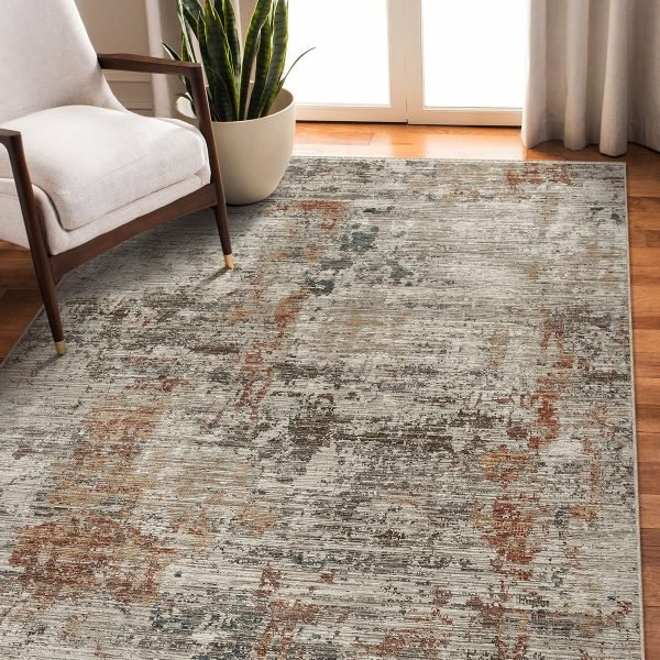 Lavinia LA004 Multicolored Dust-Free Machine-Made Carpet