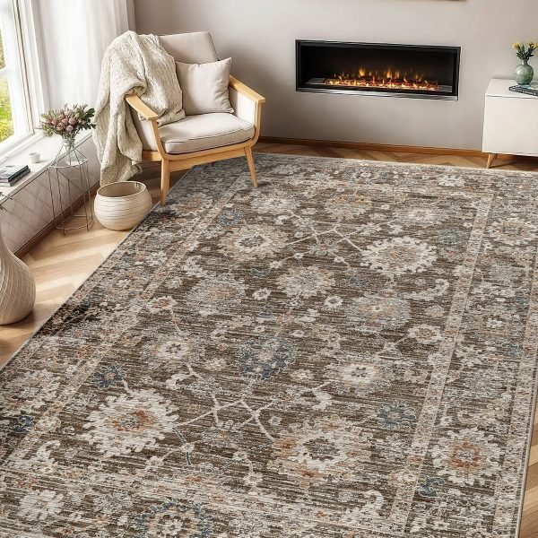 Lavinia LA009 Multicolored Dust-Free Machine-Made Carpet