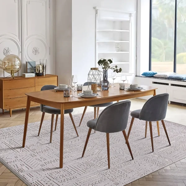 Kreasyon Loopo LP001 – Grey Modern Rug