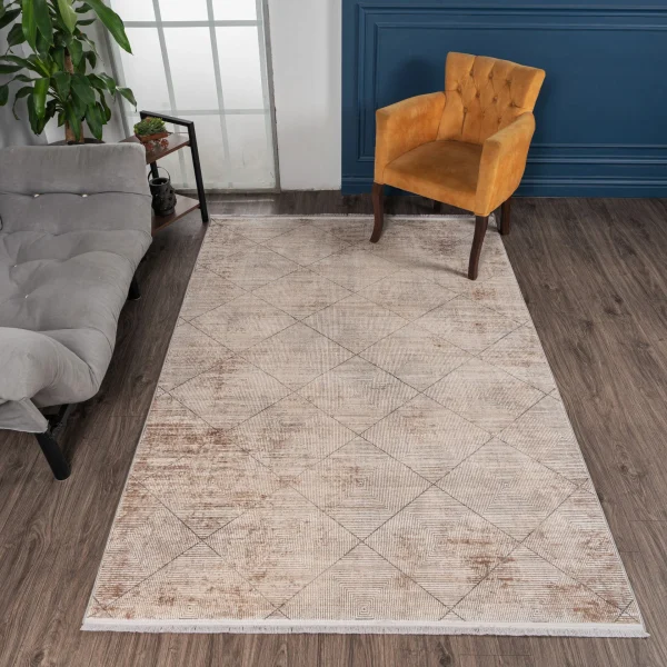 Kreasyon Mazzini –1490 - Grey Modern Rug