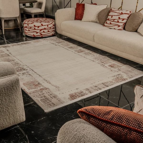 Kreasyon Mexx MX002 – Beige Modern Rug