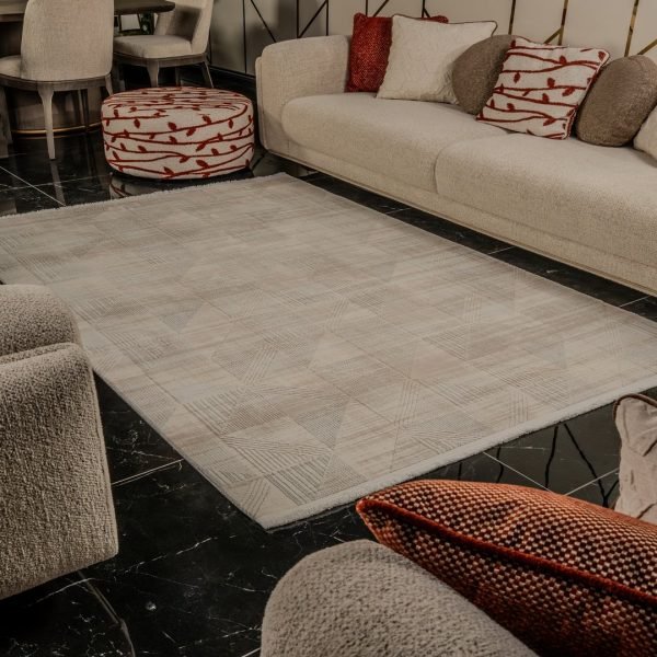 Kreasyon Mexx MX011 – Beige Modern Rug