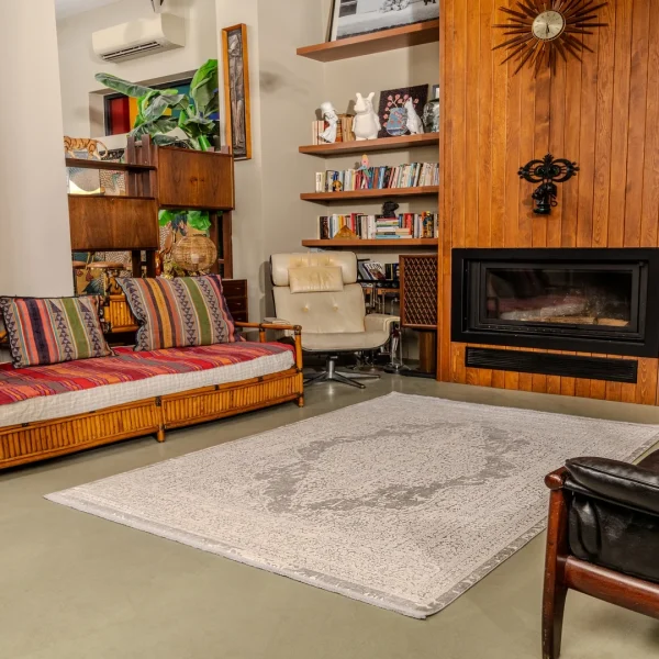 Kreasyon Modern MD001 – Beige Modern Rug