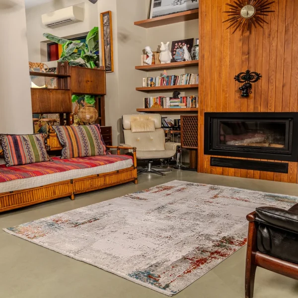 Kreasyon Modern MD005 – Beige Modern Rug