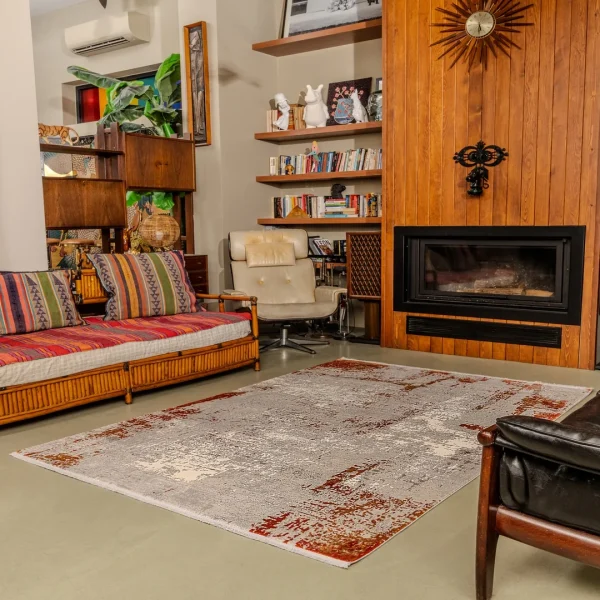 Kreasyon Modern MD008 – Beige Modern Rug