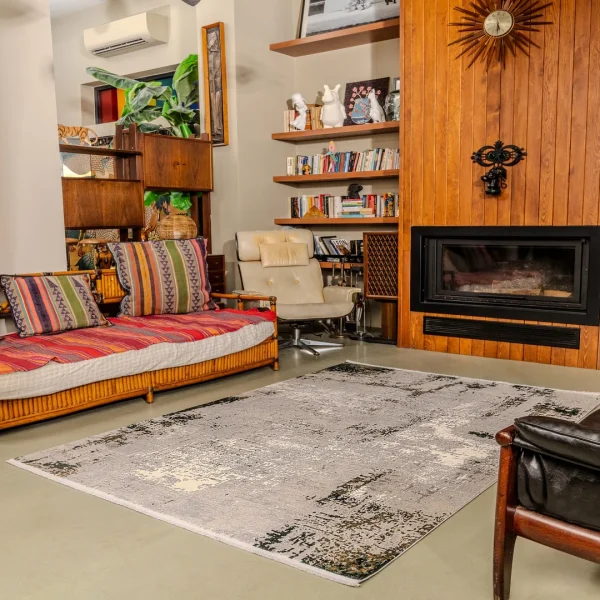 Kreasyon Modern MD009 – Beige Modern Rug