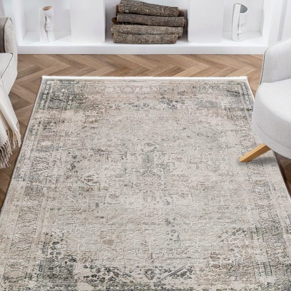 Kreasyon Nazende NZ004 – Beige Modern Rug