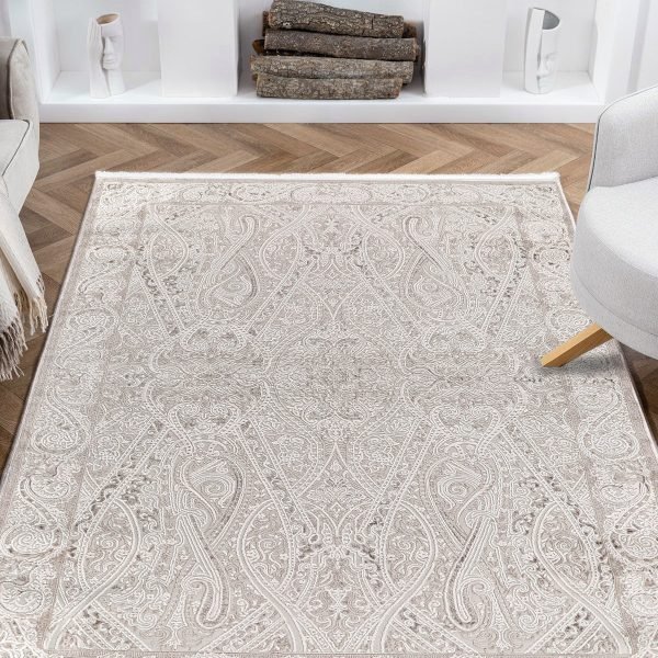 Kreasyon Nazende NZ005 – Beige Modern Rug