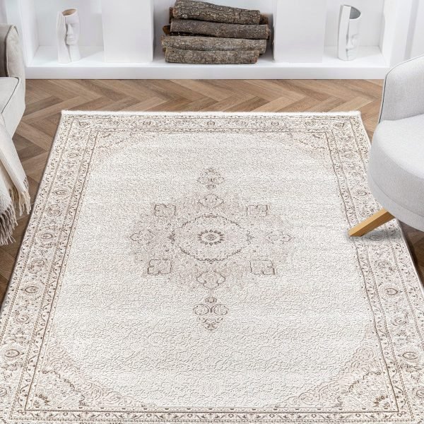 Kreasyon Nazende NZ007 – Beige Modern Rug