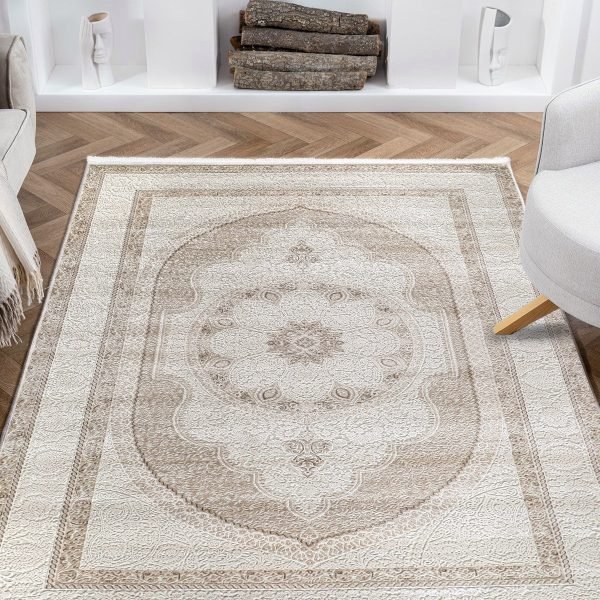 Kreasyon Nazende NZ008 – Beige Modern Rug