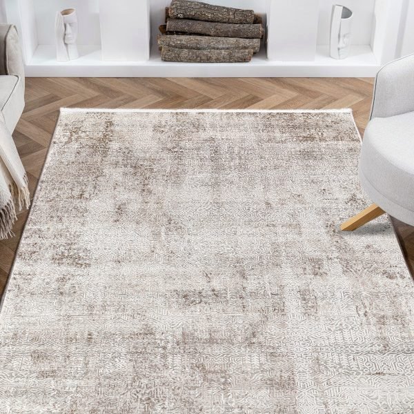 Kreasyon Nazende NZ009 – Beige Modern Rug