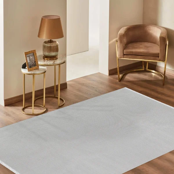 Kreasyon Nevv NV006 – White Modern Rug