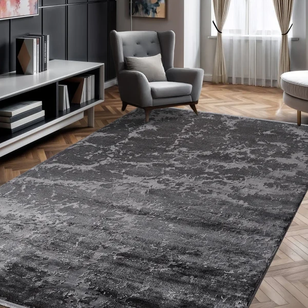 Kreasyon Poema PO001 – Grey Modern Rug