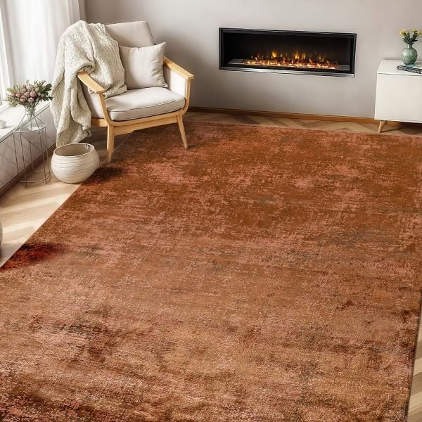 Kreasyon Poema PO004 – Brown Modern Rug
