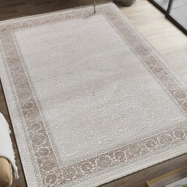 Kreasyon Serenat SE005 – Cream Modern Rug