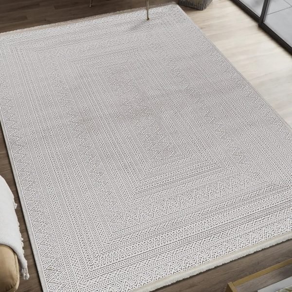 Kreasyon Serenat SE007 – Cream Modern Rug