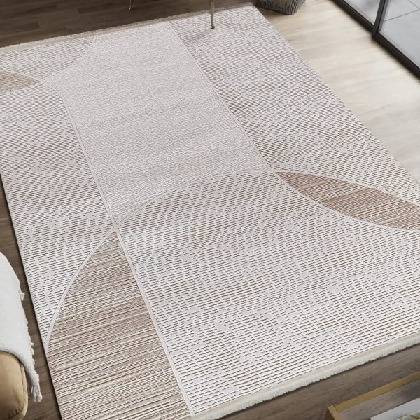 Kreasyon Serenat SE009 – Cream Modern Rug