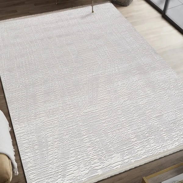 Kreasyon Serenat SE010 – Cream Modern Rug
