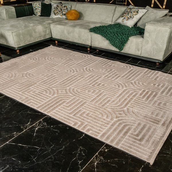 Kreasyon Trendo TR002 – Brown Modern Rug