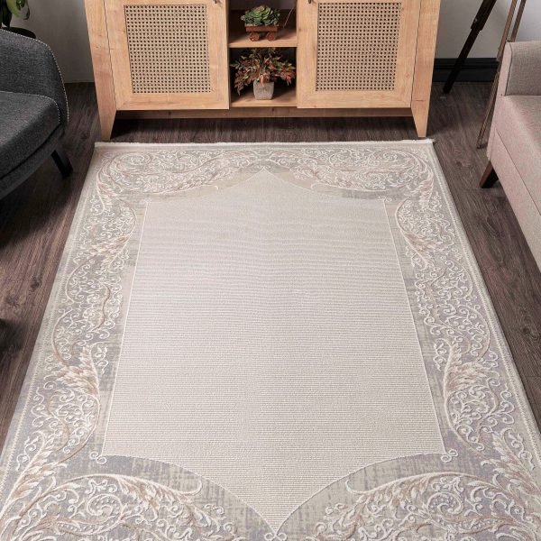 Kreasyon Vavien A0082 – Beige Modern Rug
