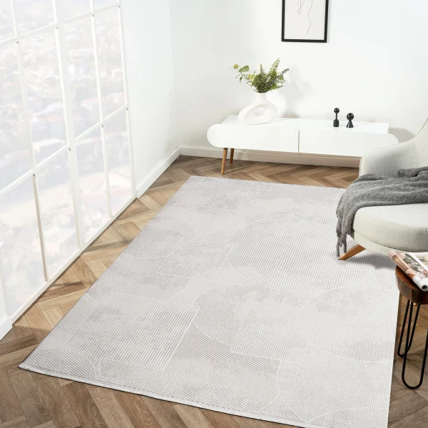 Kreasyon Zenta ZN007 – Beige Modern Rug
