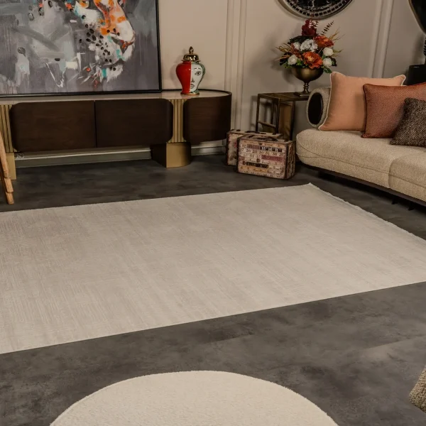 Kreasyon Zenta ZN008 – Beige Modern Rug