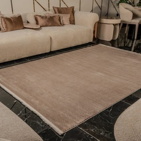 Kreasyon Zett ZE001 – Brown Modern Rug