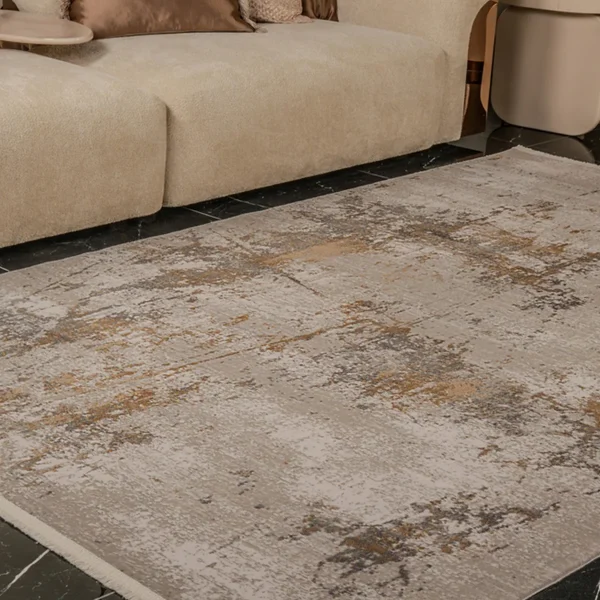 Kreasyon Kadifem KD006 – Beige Modern Rug