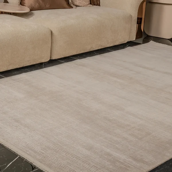 Kreasyon Kadifem KD008 – Beige Modern Rug